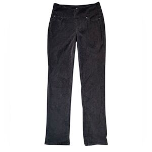 Jag Jeans Black Corduroy high rise straight leg pants women’s 4